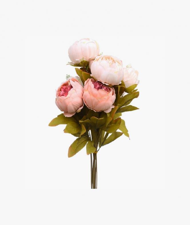 Artificial Peony Silk Flowers Bouquet