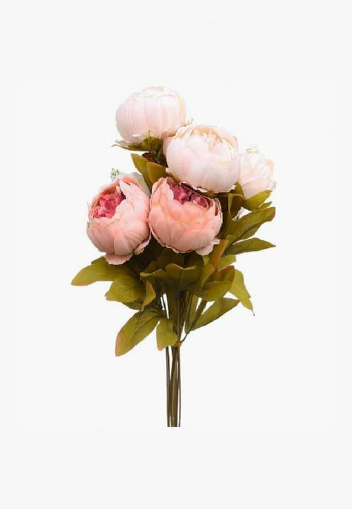 Artificial Peony Silk Flowers Bouquet